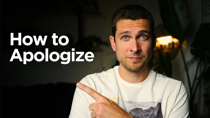 How to Apologize the Right way