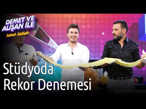 Demet ve Alişan ile Sabah Sabah | Stüdyoda Rekor Denemesi