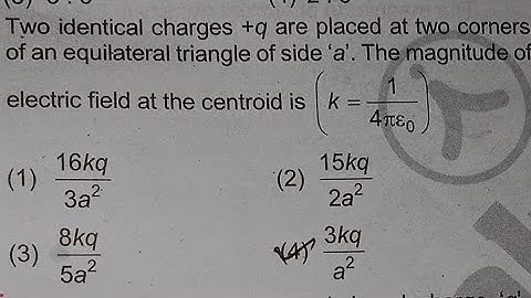 Electro field due to point charges
