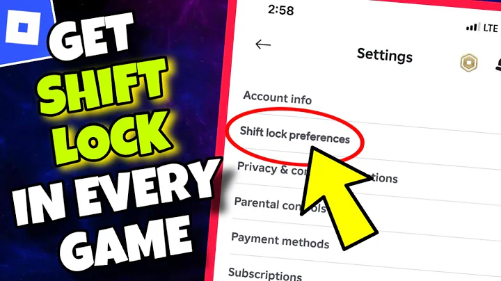UPDATED* How to Get Shift Lock on Roblox Mobile (EVERY GAME) - 2025