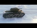 КВ-1 1:16 по снегу  KV-1 1:16 in the snow KV-1 1:16 雪中