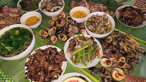 Cầu Khuổi Bốc đặc sản món chuột 3kg ốc rừng nhức nách. Nguyễn Tất Thắng