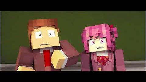 Just Monika Minecraft Doki Doki Animated Music Video Song By Random Encounters
