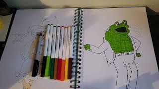 How To Drawing Frog In Coloring From Frog And Toad.