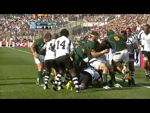 Rugby 2007 Quartefinal South Africa v Fiji