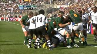 Rugby 2007. Quartefinal. South Africa v Fiji