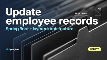 Mastering Employee Updates with Spring Boot, JdbcTemplate, and Layered Architecture!