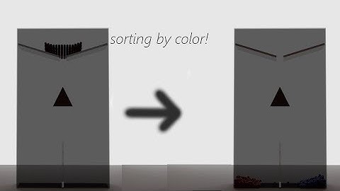 marble sorting mechanism!