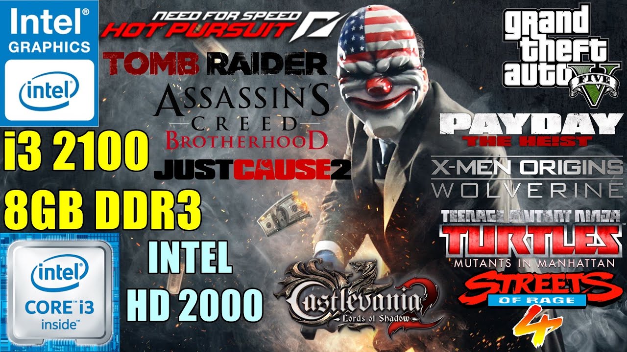 10 Games Tested On | Intel HD 2000 (Core i3 2100) - Benchmark Test