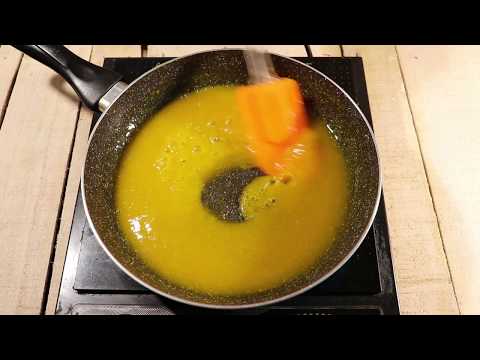 Eggless Orange Slice Cake with orange gel Recipe Without Oven ll for orange lovers