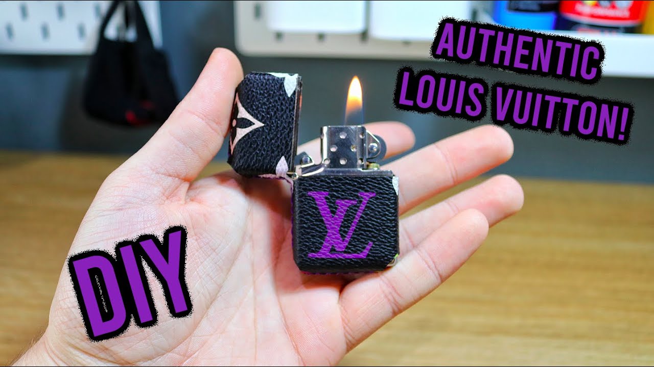 DIY Louis Vuitton lighter case - How to make your own designer lighter case!  