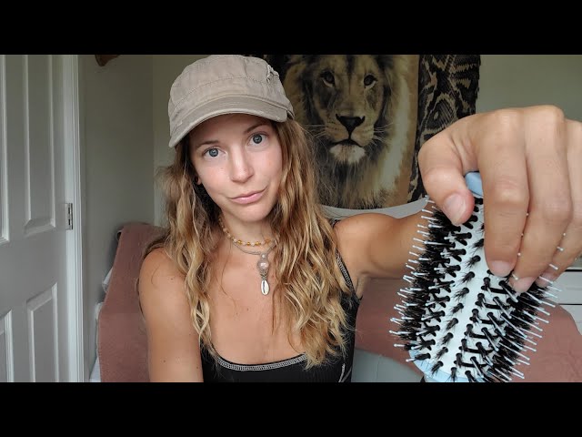 ASMR Styling Your Hair (personal attention, whispers, tingly triggers) 