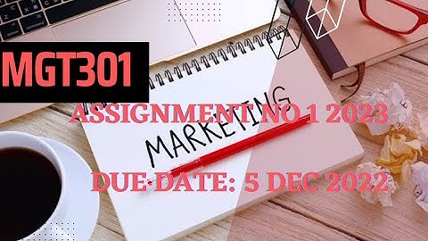Mgt301 Assignment no 1 Solution | Fall 2022 | Solution 2023