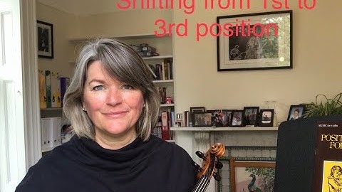 How to shift from 1st to 3rd position on the Violin or Viola