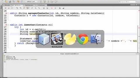 Progra 1 - Ejemplo JAVA DB