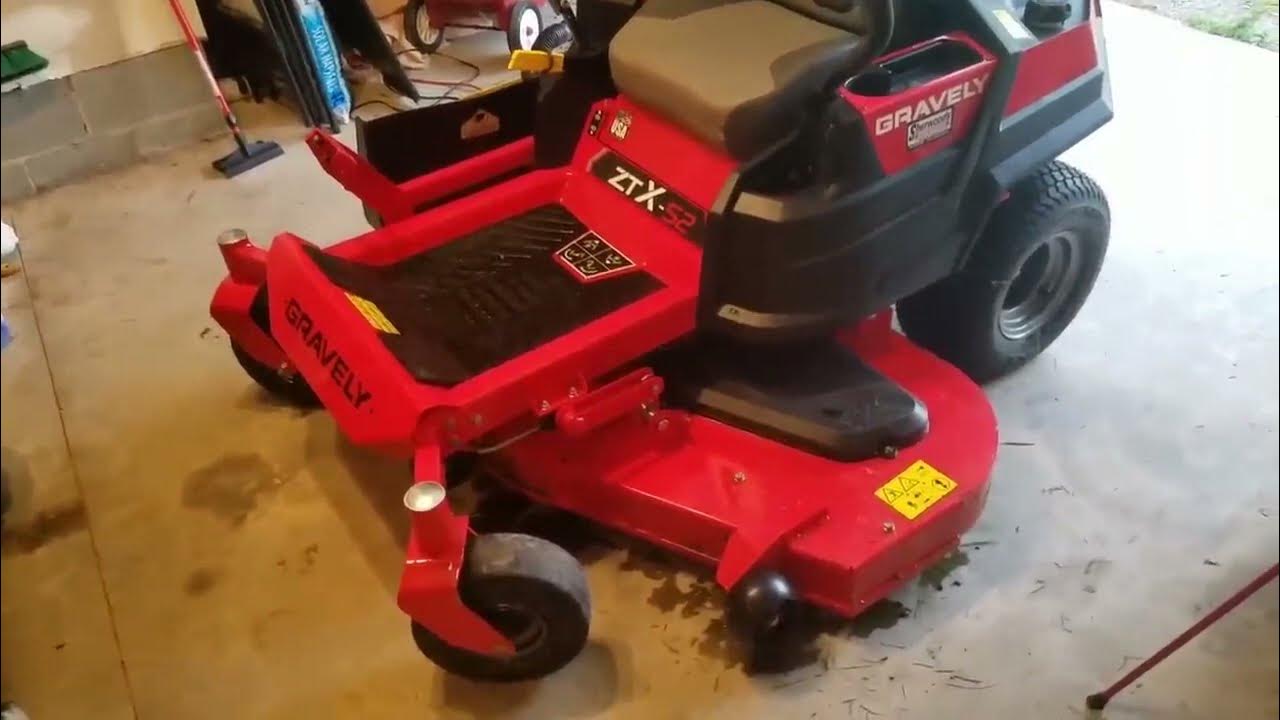 Gravely ZTX 2017 Zero Turn Mower Review YouTube