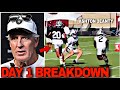 FULL BREAKDOWN of the Raiders First Day of Training Camp..