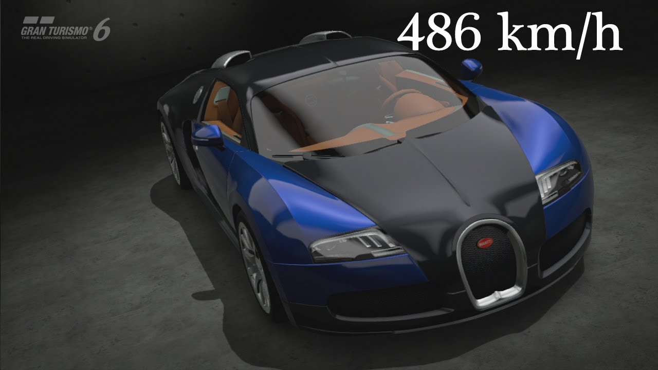 What is the top speed of the bugatti veyron