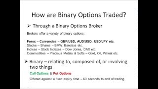 Beginners Binary Options Course: What is binary options?