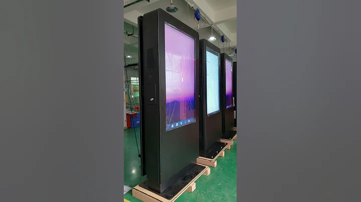 65"double sided outdoor LCD kiosk with 4000nits