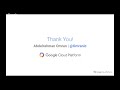 [Arabic] Google Cloud Platform - Online Study Jam