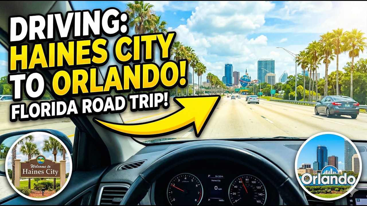 Driving from Haines City to Orlando, Florida YouTube