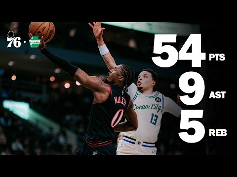 Tyrese Maxey Scores CAREER-HIGH 54 in Overtime Victory