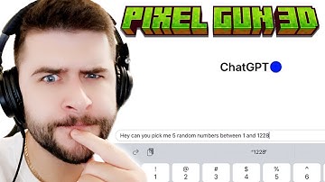 AI Picked my Pixel Gun 3D Loadout, It was crazy!...