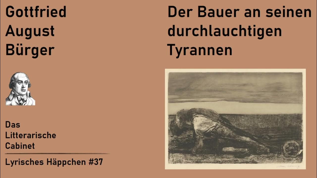 Der Bauer An Seinen Durchlauchtigen Tyrannen Analyse www.youtube.com