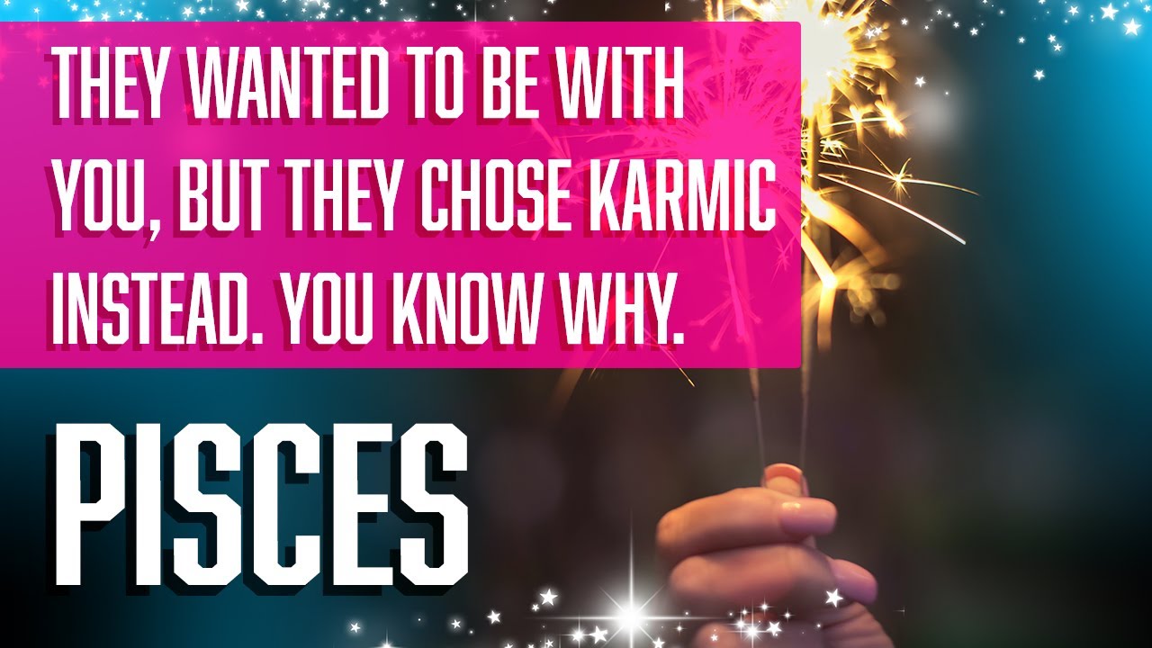 Pisces ♓ They wanted to be with you, but instead chose the KARMIC. You know why! Karmic Persuasion🤔