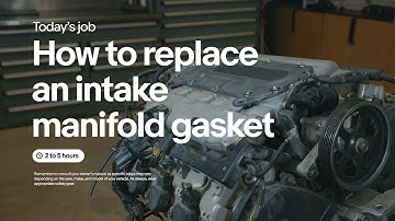 How to replace an intake manifold gasket with eBay Motors