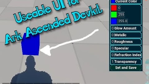 Ark Devkit (ASA): How to do UI - (Non-Functional + Functional)