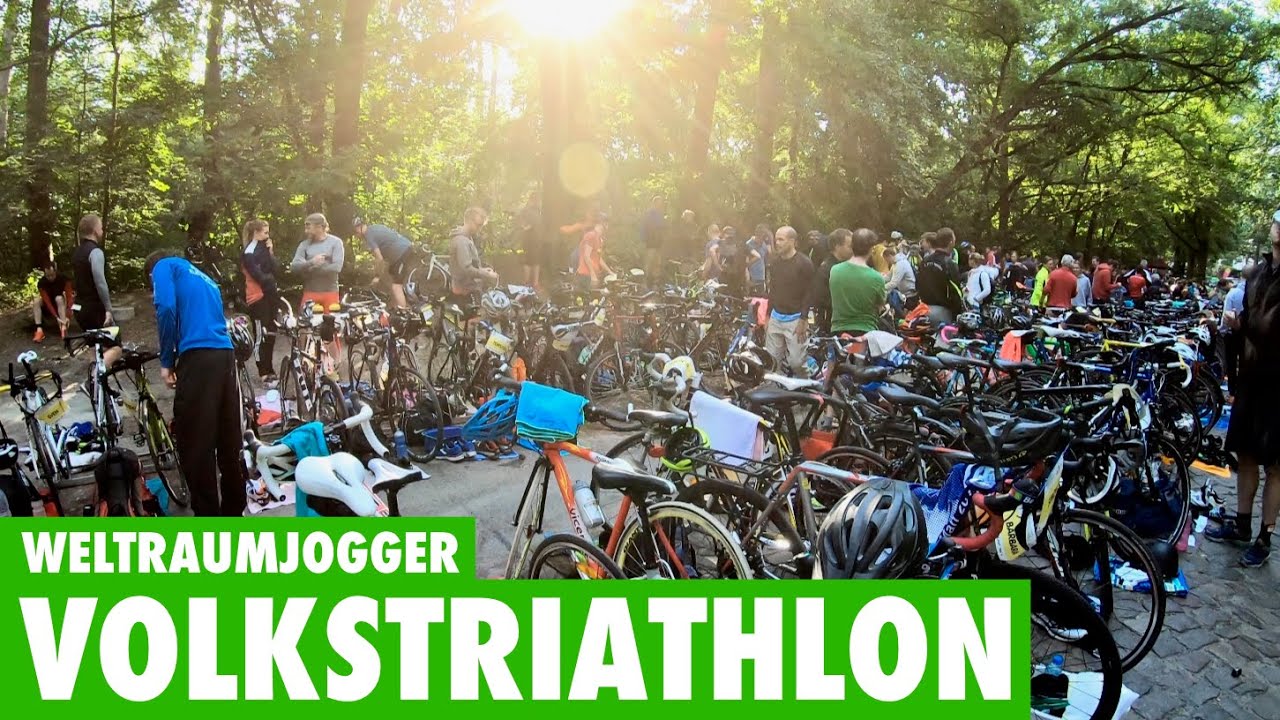 Volkstriathlon Weltraumjogger Berlin 2019 – zum erstenmal Erster in der AK. Juhuu!