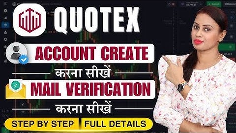How to create new Account on Quotex Trading Broker | Quotex Registration & verification