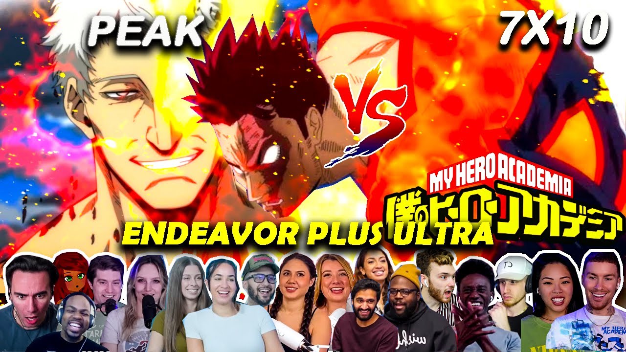 ENDEAVOR GOES PLUS ULTRA vs ALL FOR ONE😲🔥It's Insane My hero Academia Episode 7x10 Reaction Mashup