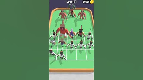 Merge Chainsaw Head 3D Run -  Gameplay New Mobile Games 11