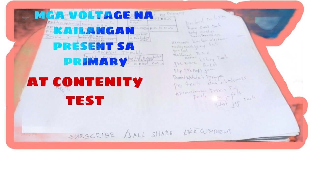 primary voltage ng power supply YouTube