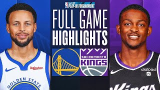 WARRIORS vs KINGS | FULL GAME HIGHLIGHTS | April 16, 2024 | WARRIORS Play-In Highlights Today 2K24