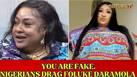 You are fake!! Nigerians Drag Actress Foluke Daramola as she  faces backlash, regrets voting Tinubu