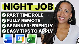 Beginner-Friendly Remote Night Job | Part-Time Work From Home 2026
