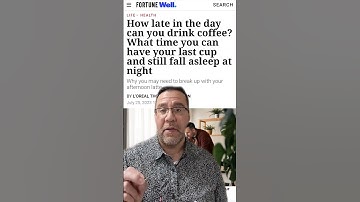 How late can you have caffeine and still get good sleep?  #bettersleep #sleeptips #caffeine