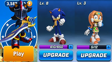 Sir Lancelot vs Sonic Dash vs Sonic Forces Speed Battle Android,ios Gameplay