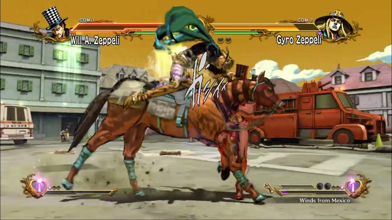 【PlayStation】Will A Zeppeli VS Gyro Zeppeli / JoJo's Bizarre Adventure