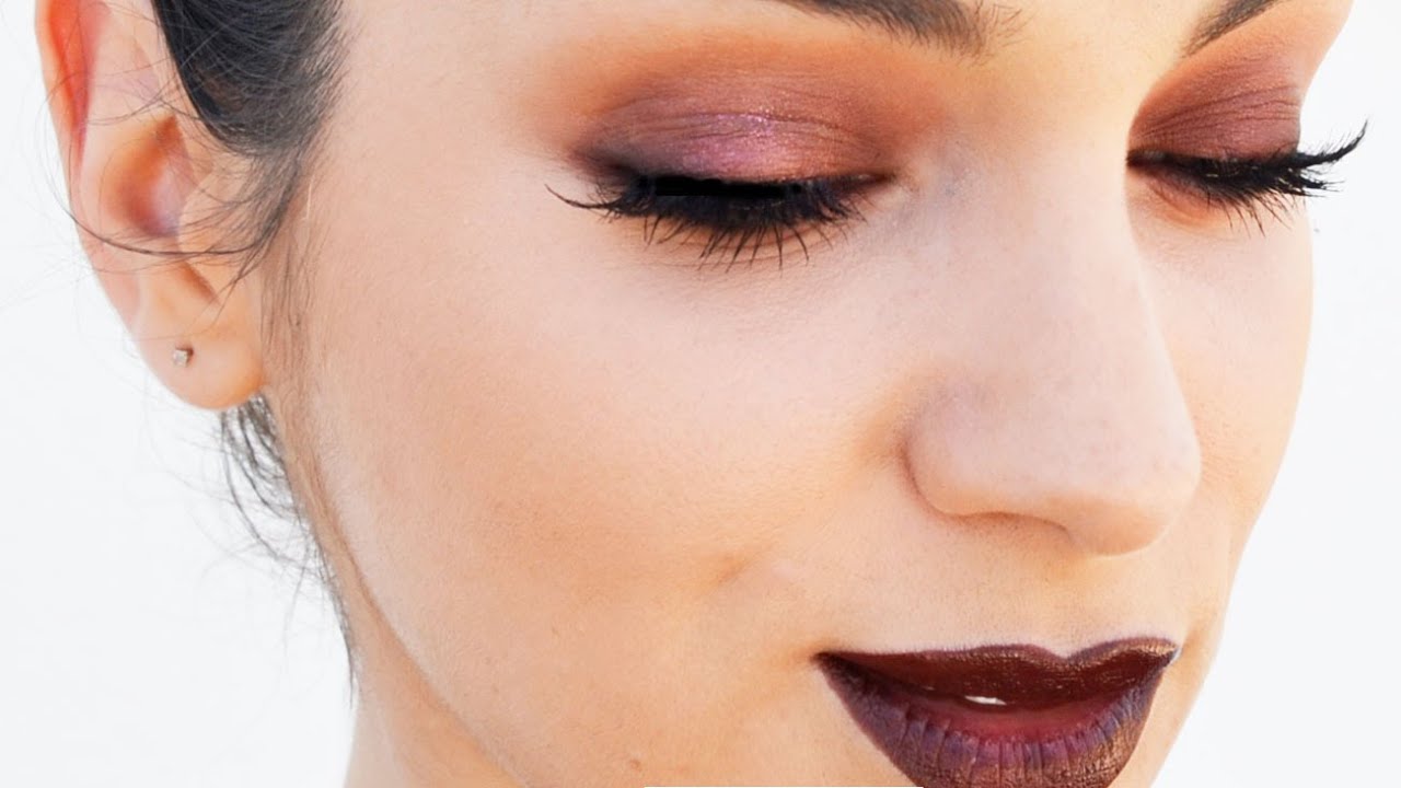 LOOK VAMPY | ojos y labios marcados, paso a paso