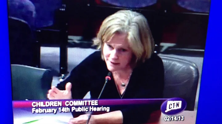 Susan McGuinness Getzinger Testifies in Hartford, CT