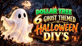 BOO! 6 Dollar Tree Halloween DIYS That Are Ghost Themed!