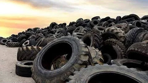Amazing Recycling Process of Waste Tires | Incredible Method of Oil Extraction From Scrap Tires