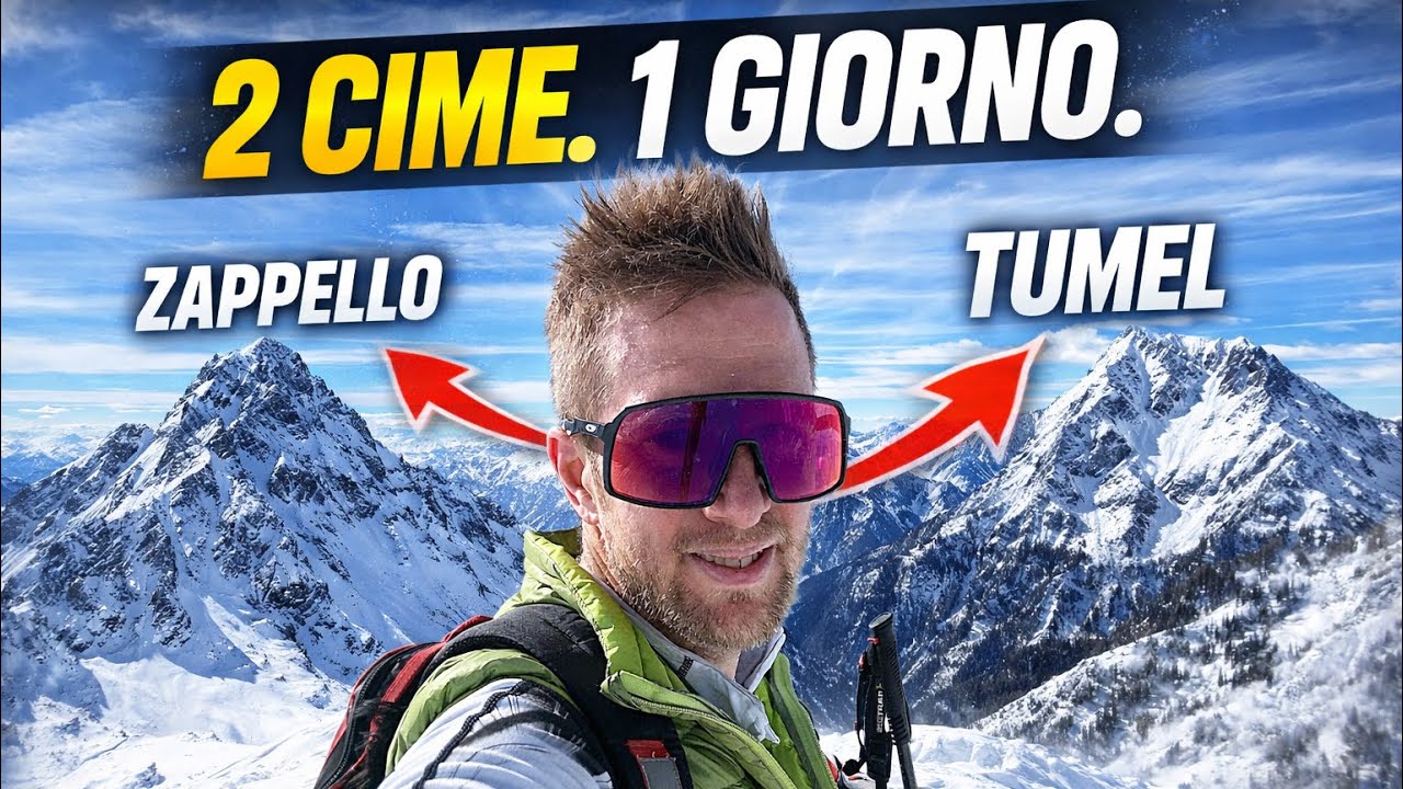 2 CIME IN 1 GIORNO: HO ESAGERATO? ski alp da favola 