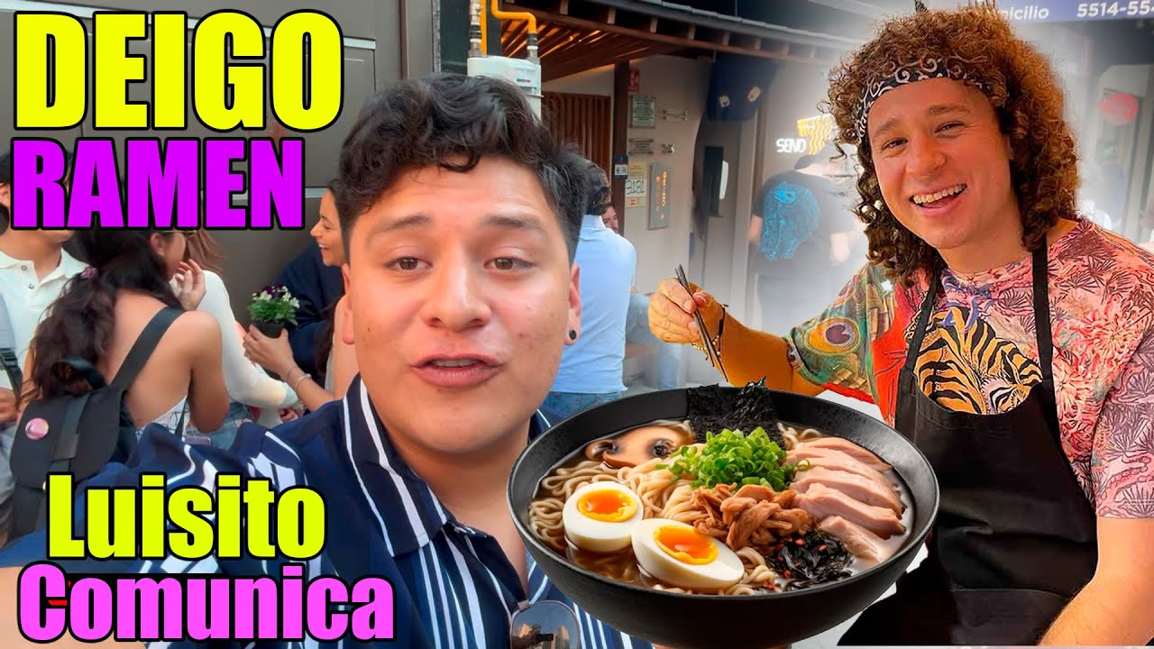 Visité DEIGO RAMEN restaurante de LUISITO COMUNICA! en CDMX ¿Es tan bueno como dicen?
