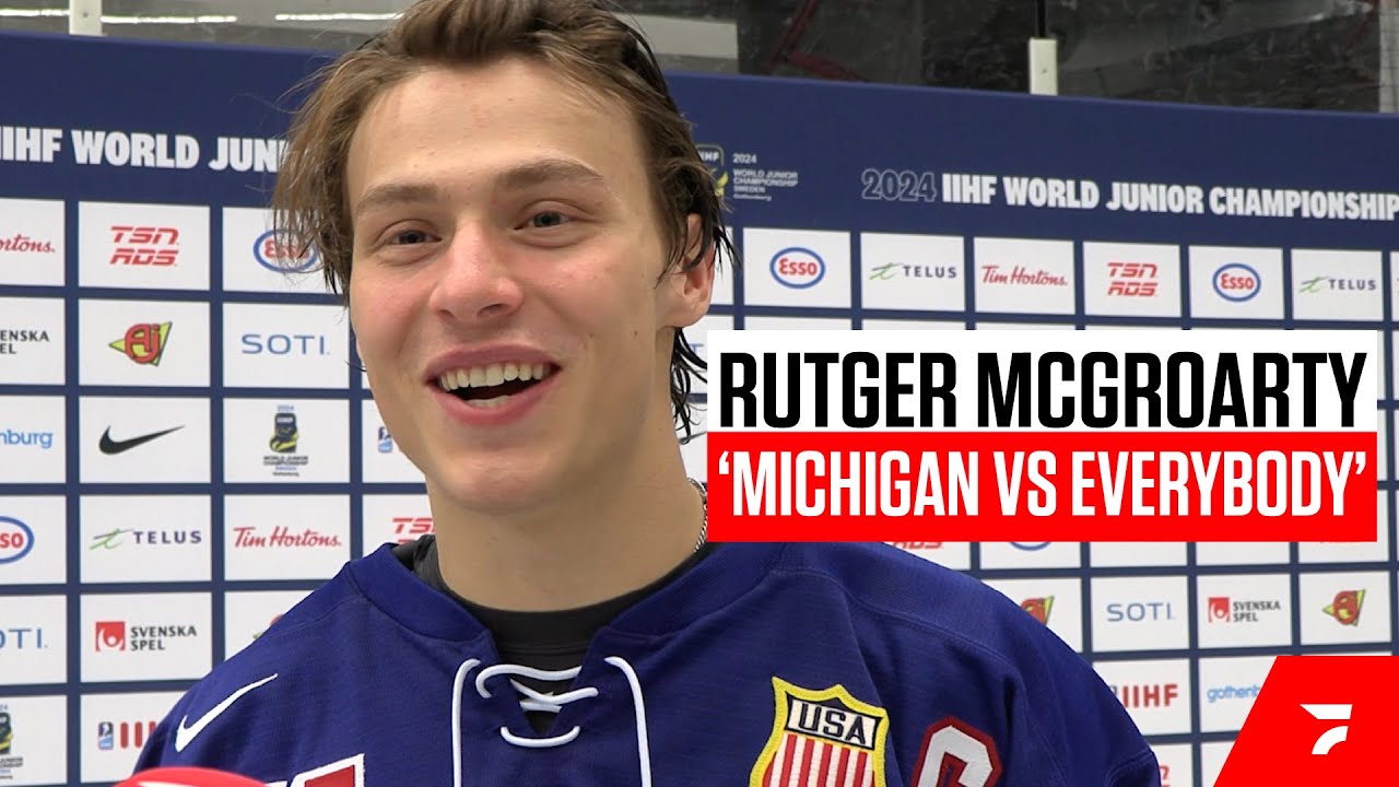 Jets Prospect Rutger McGroarty And Team USA Get The Job Done Move On jets-prospect-rutger-mcgroarty-and-team-usa-get-the-job-done-move-on